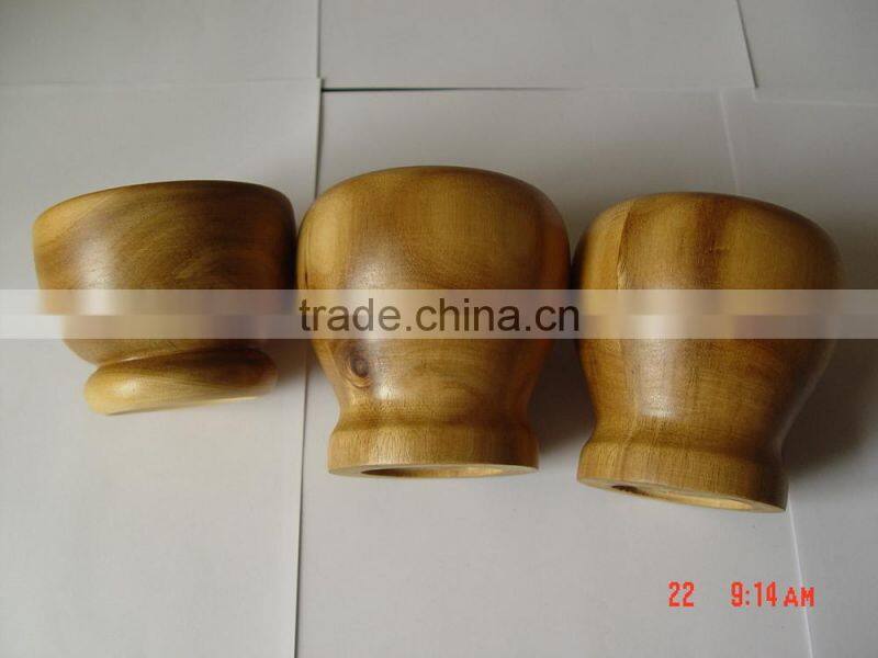 Acacia wood mortal and pestles