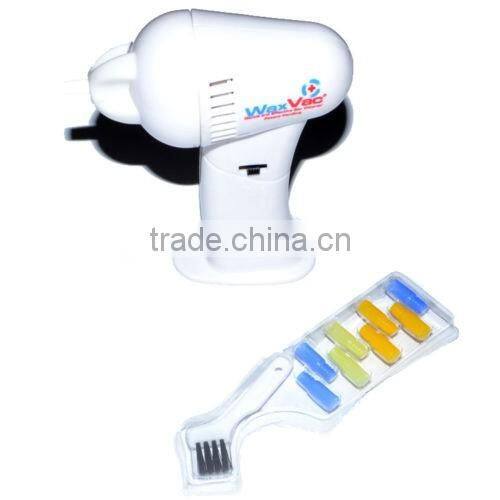 Free Shipping Cordless Electric Wax Vac Ear Vacuum Cleaner Extra Ear Wax Remover
