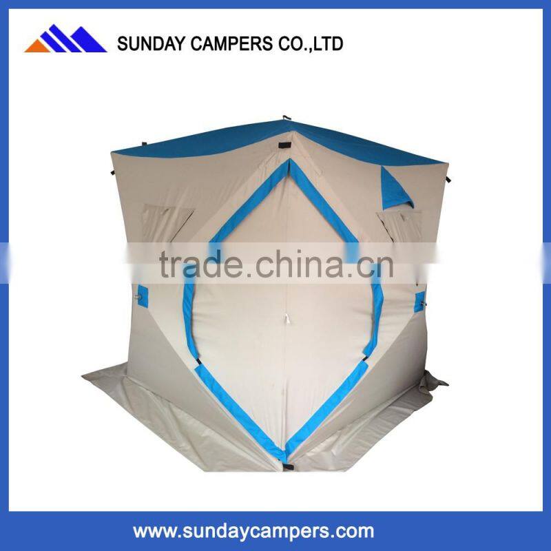 Beijing company personalized colorful pop up ice fishing tent insulated
