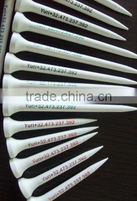 Special Golf Plastic Tee Custom Logo Golf Tee