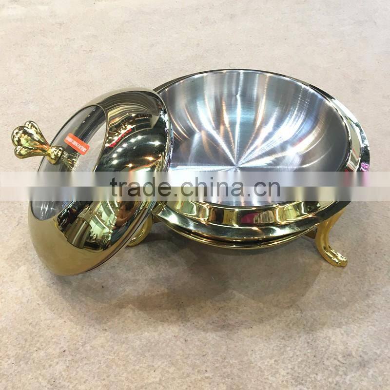 Party decorative fancy chafing dish Hotel use cheap chafing dish