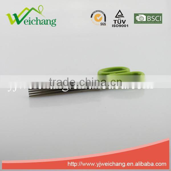 WCM34 premium Soft grip Stainless Steel Precision 5 LAYER BLADES SCISSOR New Design