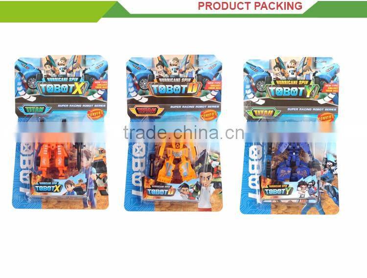 Best sale cartoon deformation toys model set robot car kit