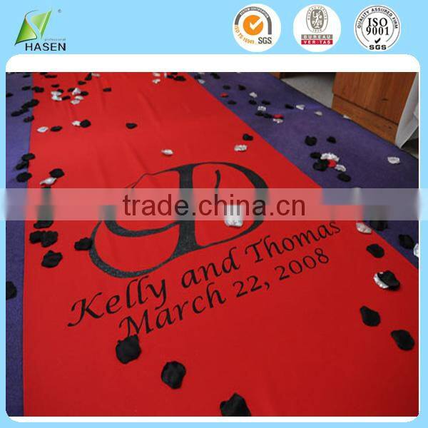 Nonwoven red carpet wedding stair decoration