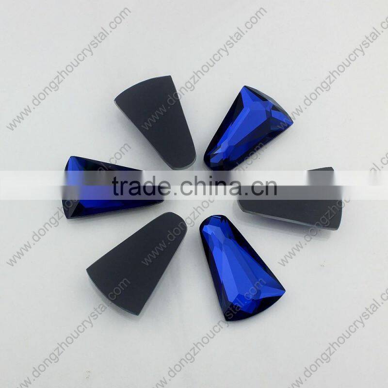 Decorative flat back glass stones for nail art decoration