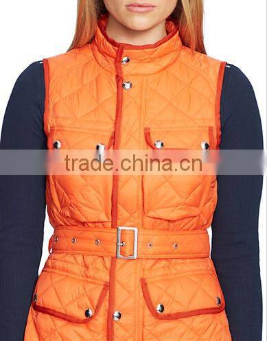 Plus Quilted Nylon Vest