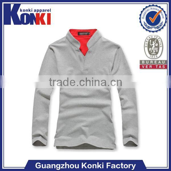 china long sleeve polo men's tshirts