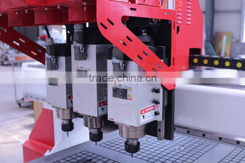1325 cnc gantry drilling milling cutter engraver wood acrylic MDF multi spindle cnc router