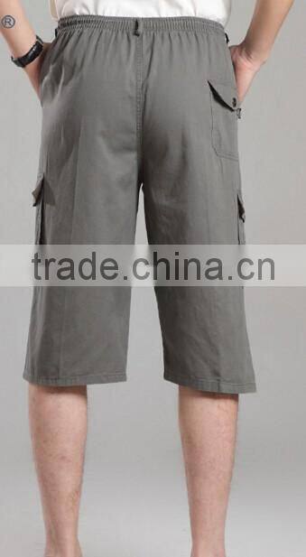 man shorts, MTM service, light gray cargo shorts