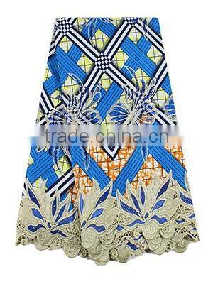 Bestway 2017 New Arrivals Guipure Lace Mix Hollandis Wax BLW020-8