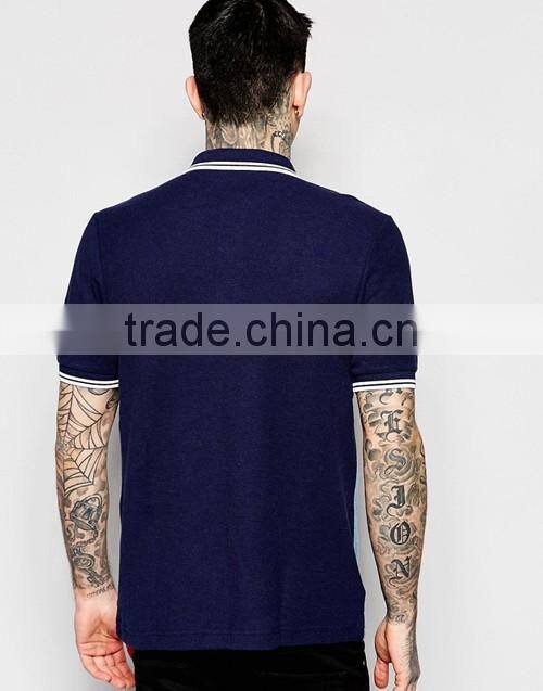 Custom men breathable colour block panel slim fit sports polo shirt,China manufacturer polo t-shirt