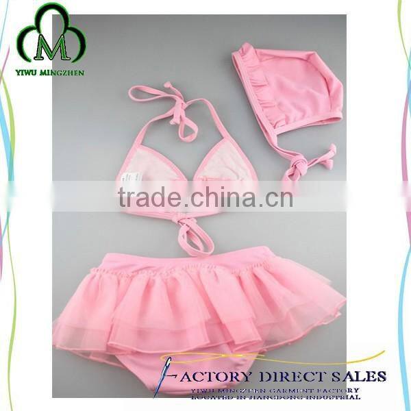 Baby girls star bowknot top and stripes underwear beach wear cover up for kids