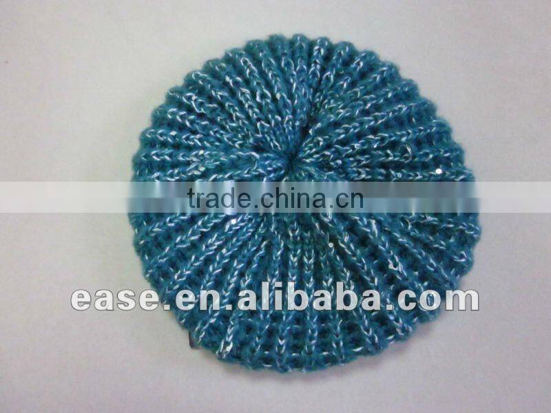 lady handmade knitted cap