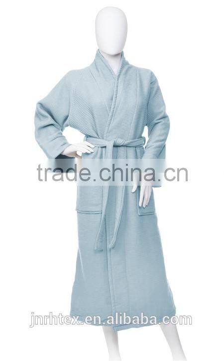 100% Premium Cotton Quick Dry Unisex Waffle Weave Bath Robe