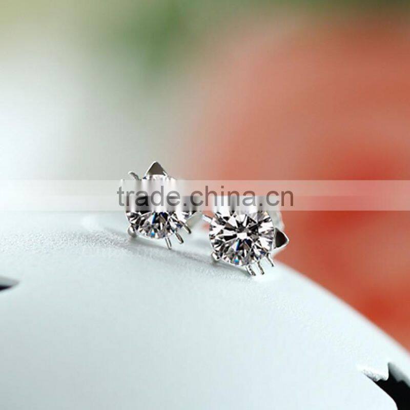 New Design Earring, 925 Sliver Ladies Stud Earrings