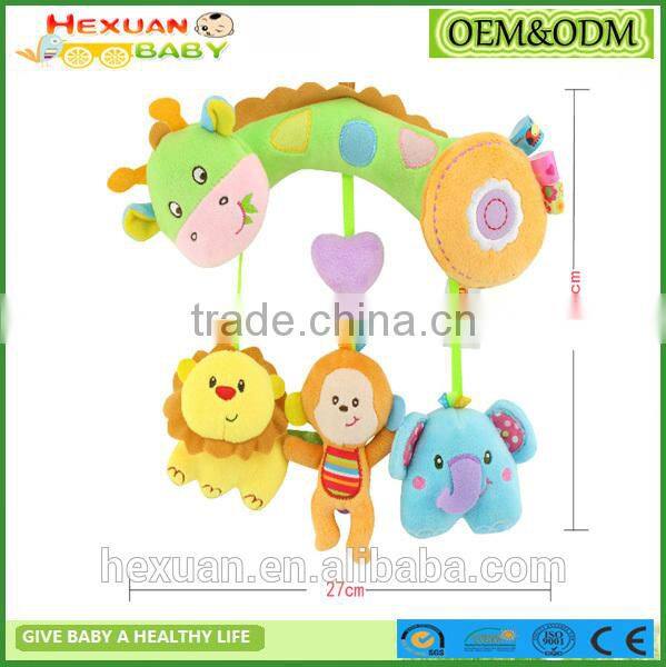 hot sale baby toddler car bed stroller crib cot pram hanging musical spiral activity