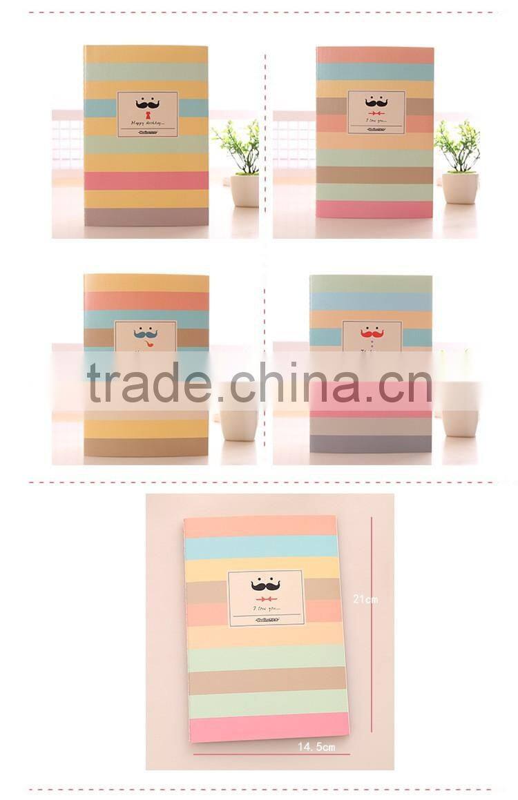 A4 card paper cover planner cheap student notebook customizable stitching organizer