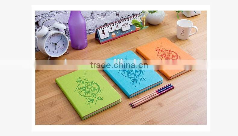 A5 faux leather notebook customizable embossed journal notebook