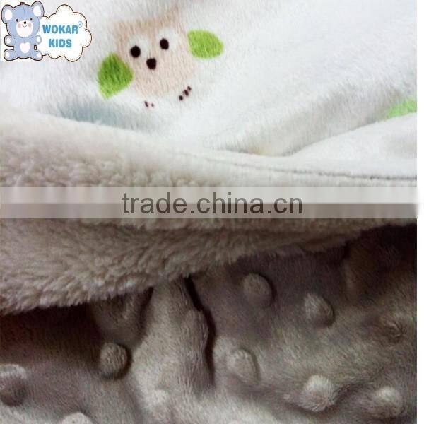 Wholesale soft touch baby warm blanket