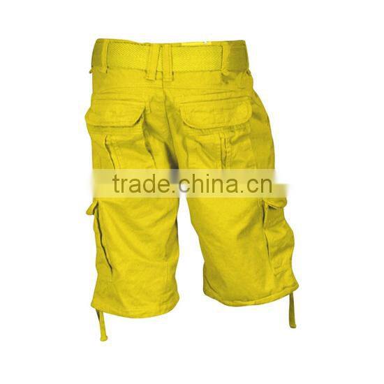 Fashion 2014 yellow man stylish men short pants