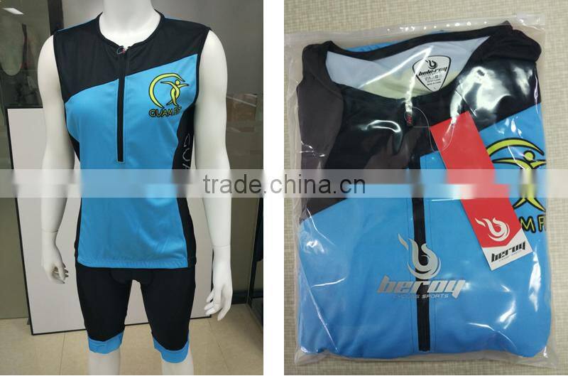 BEROY Custom Made Cycling Vest, Sublimation Printing Cycling Jersey Sets for Women