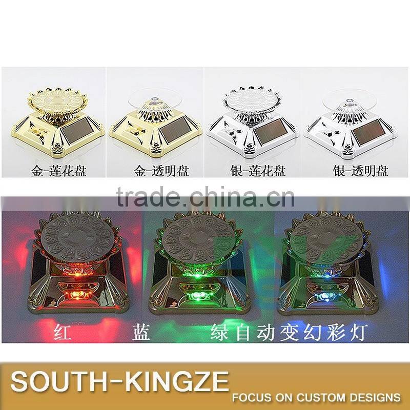 Silver/Gold Asia Buddihism Lightable Cubid Square Base Mobile Phone Display Stand