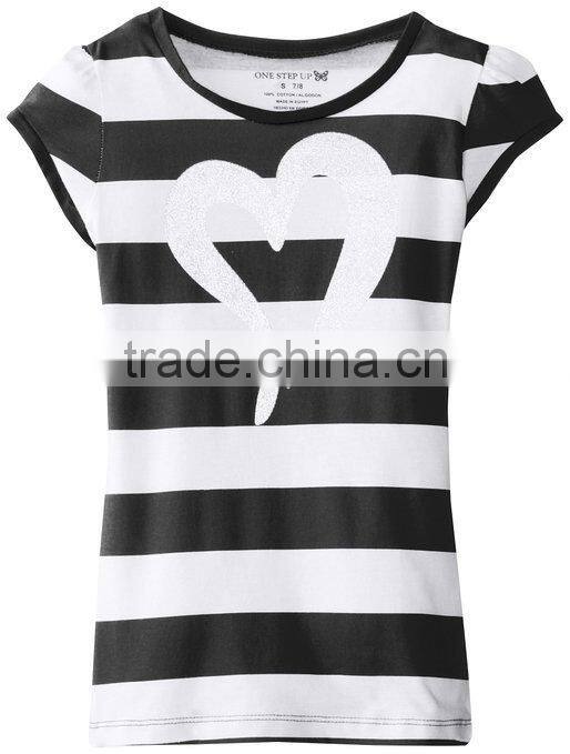 Woman fashion punk European style t-shirt screen printing