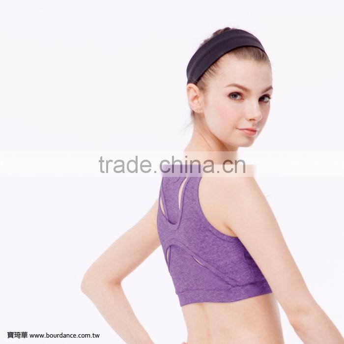 Fitness women gathered front yoga wholesale leotards