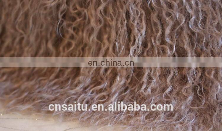 Extra Curly Tibet Lamb Fur plates/High Quality Tibet Lamb Fur plates/Luxury Tibet Lamb Fur Plates
