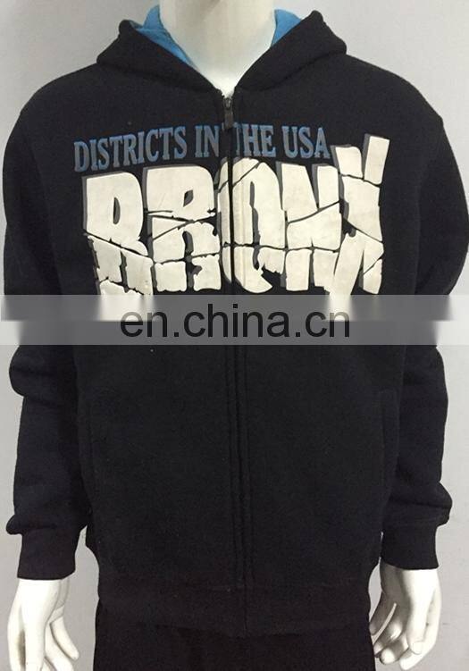 2017 Men's street hippies style sport hoodies top thick material leisure winter jacket with hood