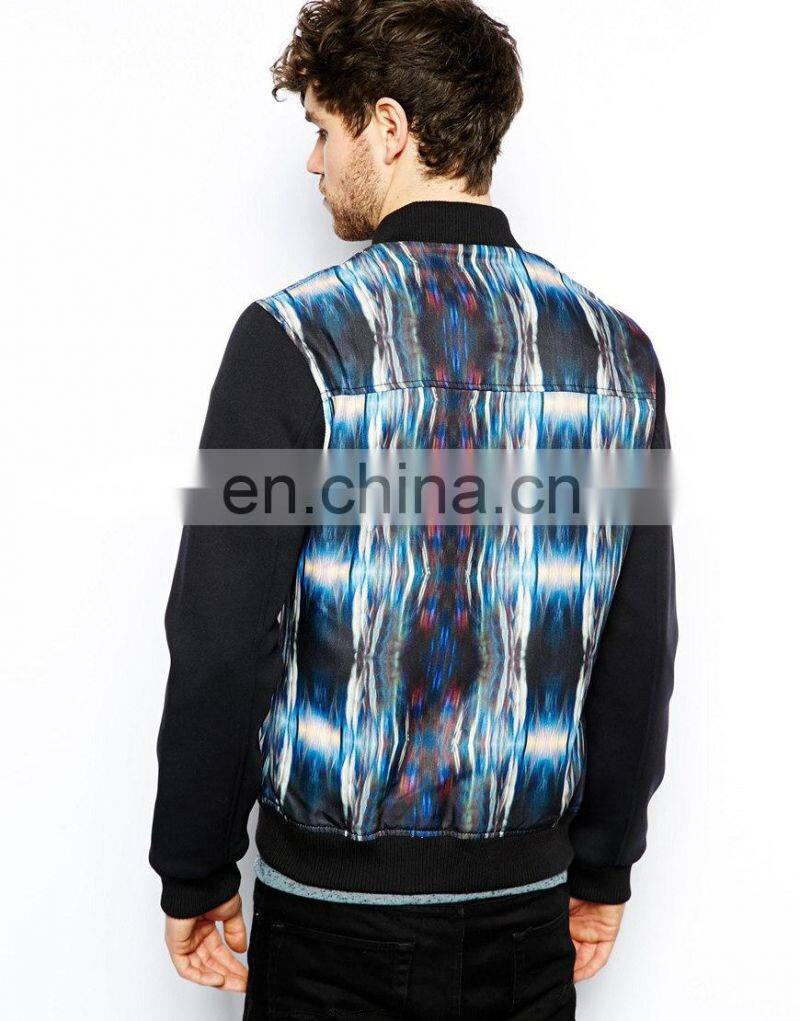 fashion flash Print/mens lapel jacket/clothing supplier china/wholesale lastest apparel model-sc259