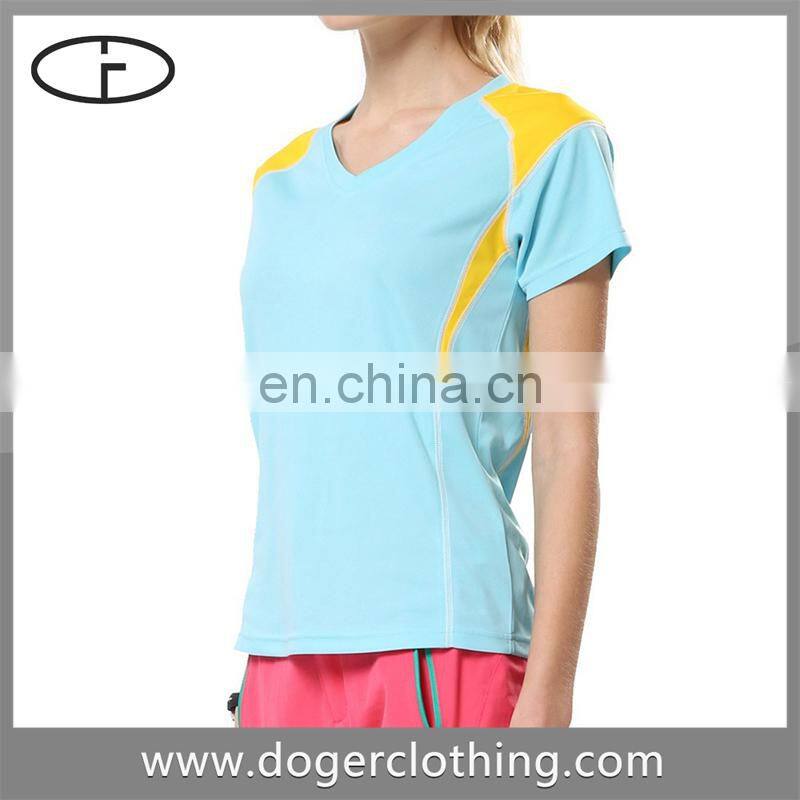 Volume supply sports runnig t-shirt for women