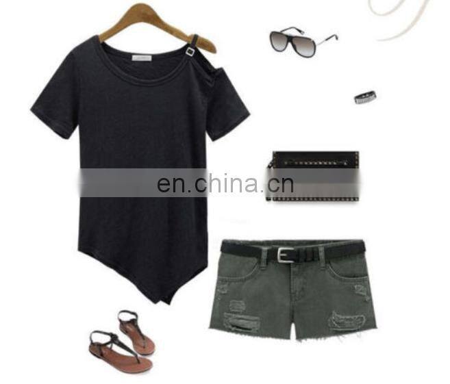 Fashion Women Summer Short Sleeve Top Short Blouse Ladies Casual Tops T-Shirt