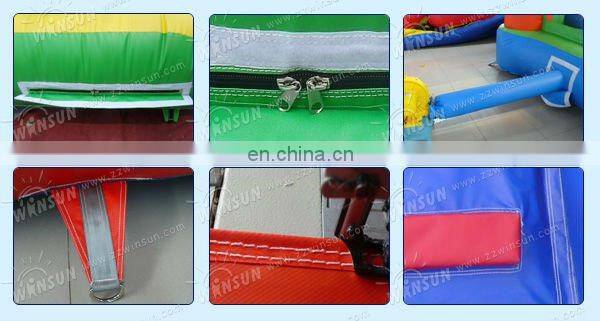 Hot sale inflatable cheap bungee jumping trampoline