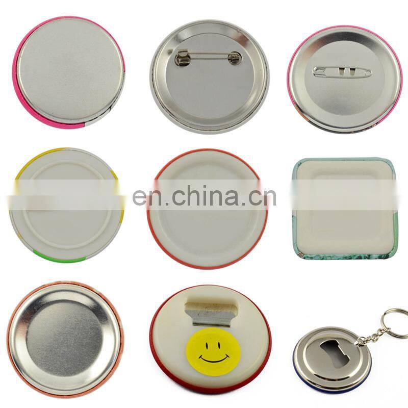 Custom metal round pin button