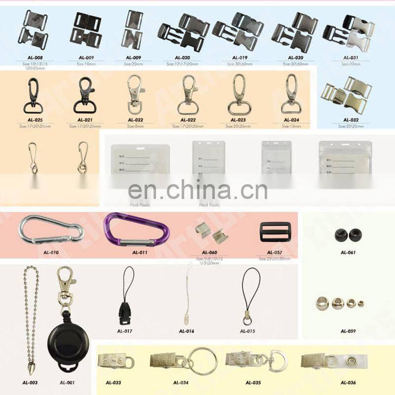 Promotion Custom Sublimation Printed Neck Polyester Lanyard With Metal Clip