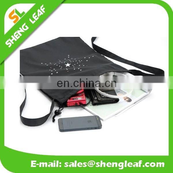 Graceful drawstring bags for sale black backpack with good quality