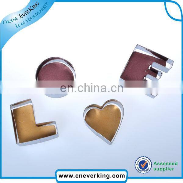 new arrival fast delivery custom letter shape cookie cutter