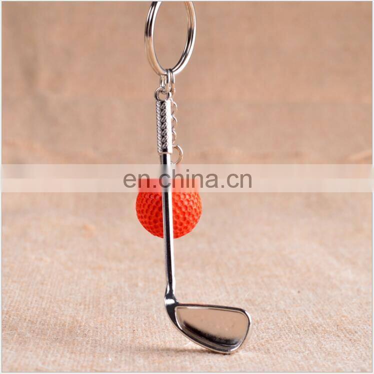 2017 design alloy Golf costom keychain