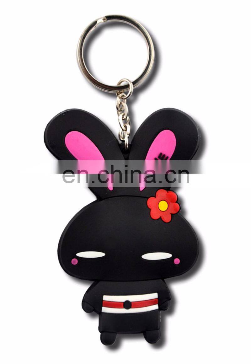 Hot sale Custom Soft PVC key ring