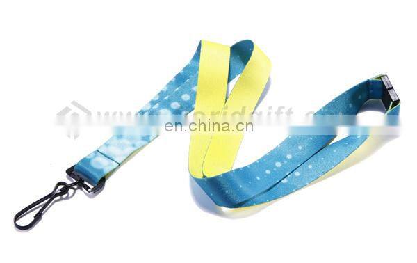 Hot sale polyester custom cheap heat transfer printing lanyards