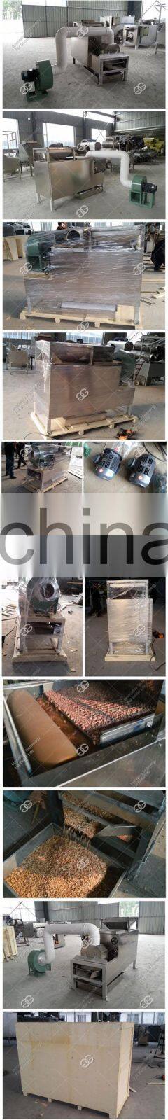 New Condition Cocoa Bean Peeler Groundnut Splitting Machinery Peeled Peanut Half Cutting Machine