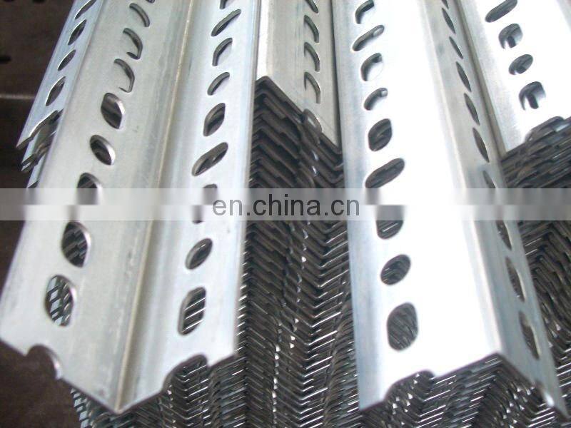 Q235 steel properties ms steel angle bar with holes