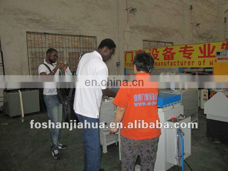 Upvc Windows And Doors Machines /Double head welding machinery for PVC