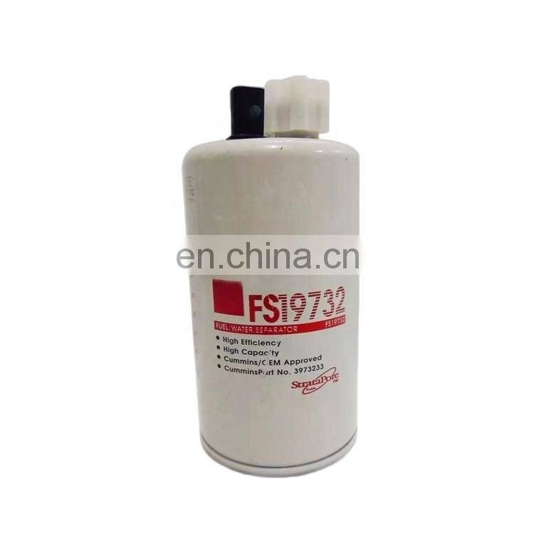 Hot Sale ISF2.8 ISF3.8 Diesel Engine Parts Fuel Filter 3973233 Fuel Water Separator FS19732