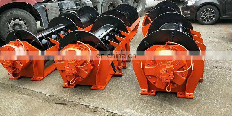 Hydraulic winch adopted SAI motor of GM motor GMW series 1ton to 100 tons