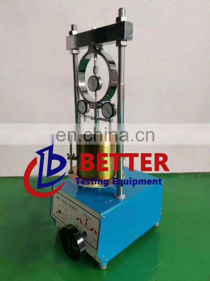 Lab Testing Soils 30 KN CBR Test Machine Equipment with Load Ring