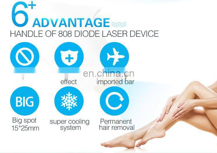 stationary two handle diode laser hair removal machine / ice soprano