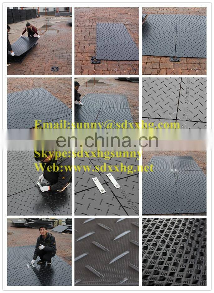 Recycled HDPE Plastic Ground Protection Mats Festival Flooring And Walkways For Hire