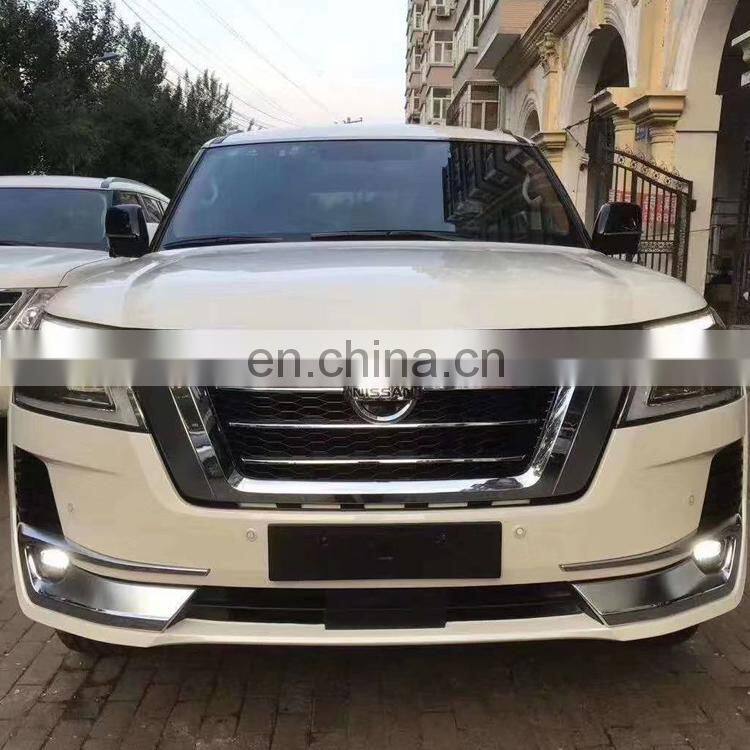 CAR PARTS BODY KIT FOR NISSAN PATROL 2020 HEAD LAMP HOOD GRILLE FRONT REAR BUMPER FOG LAMP COVER